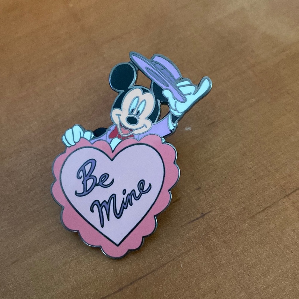 Mickey Mouse Be Mine Trading Pin